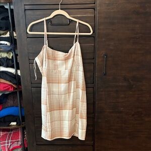 2 piece Plaid Spaghetti Strap Dress. See photos